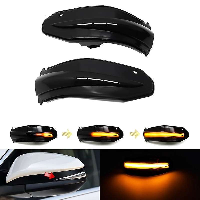 Car LED Dynamic Turn Signal Light Rearview Mirror Light for XU50 XA40 13-18 Noah R80 Voxy