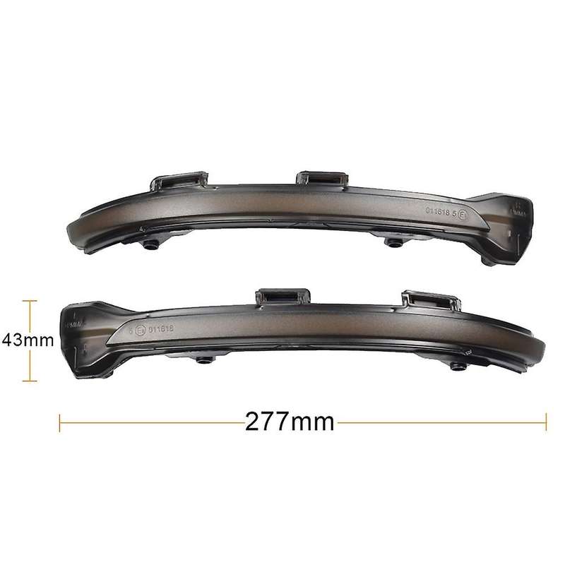 Car LED Dynamic Turn Signal Rearview Mirror Light for Golf 7 MK7 7.5 R Sportsvan Blue-Yellow