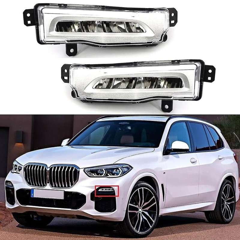 Car LED Fog Light Daytime Running Light 63177406365 Left for X5 X6 X7 G05 G06 G07 M50i 40iX 50iX