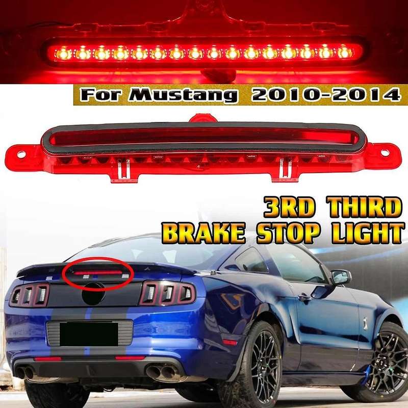 Car LED High Mount Rear Third Brake Light Stop Signal Lamp Red Lamp for 2010-2014 Red