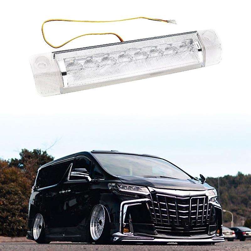 Car LED High Mount Rear Third Brake Light Stop Signal Lamp Red Lamp for Alphard 30 Series White