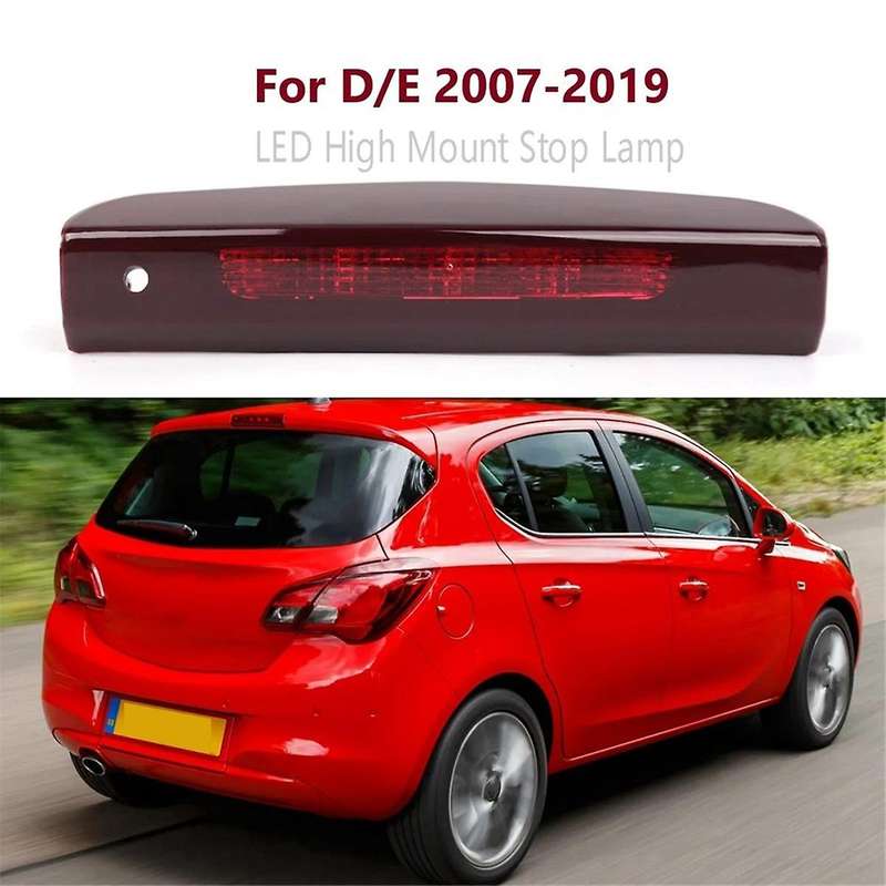 Car Led High Mount Stop Lamp 3rd Rear Tail Light for Corsa D/e Opel Third Brake Lamps 13188045 12221