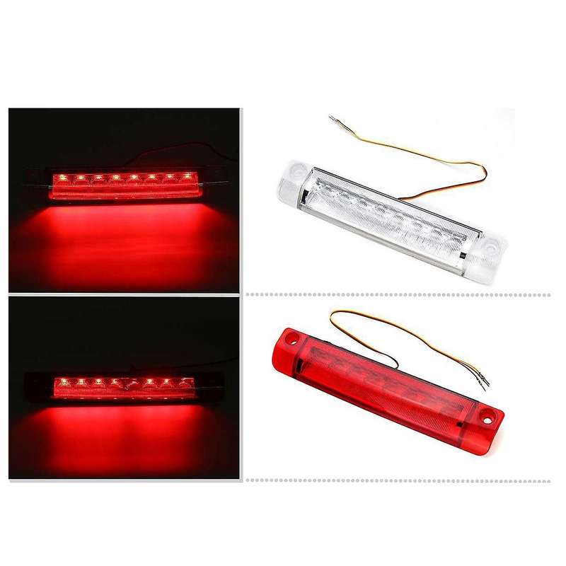 Car LED High Mount Rear Third Brake Light Stop Signal Lamp Red Lamp for Alphard 30 Series Red
