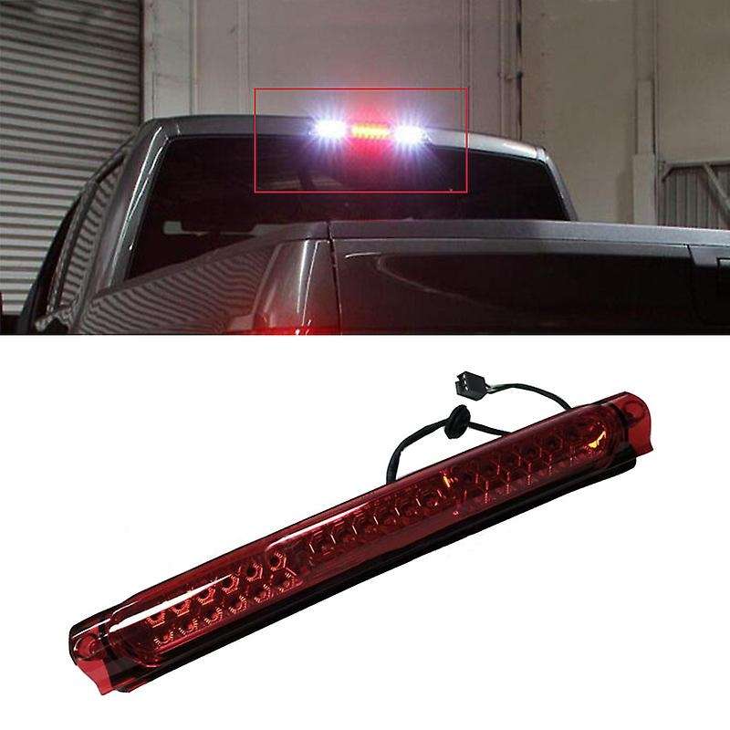 Car LED High-Position Brake Light Red and Black Transparent 3RD Tail Light for F250 1997-2004