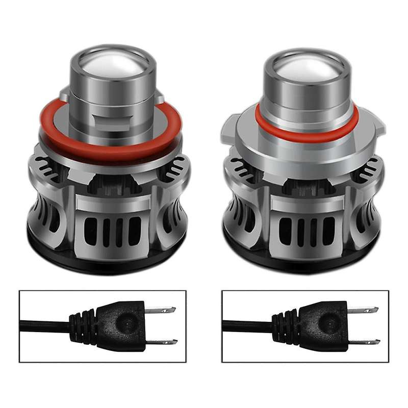 Car LED Lens Headlight H7 Headlight Bulb Car LED Headlight Projector Fog Lamp Car Fog Lamp White Lig