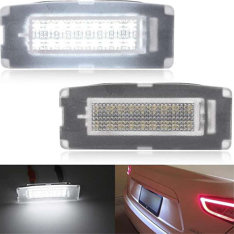 Car LED License Plate Light 673001401 for M157 2014-2020 Car Number Plate Lamp