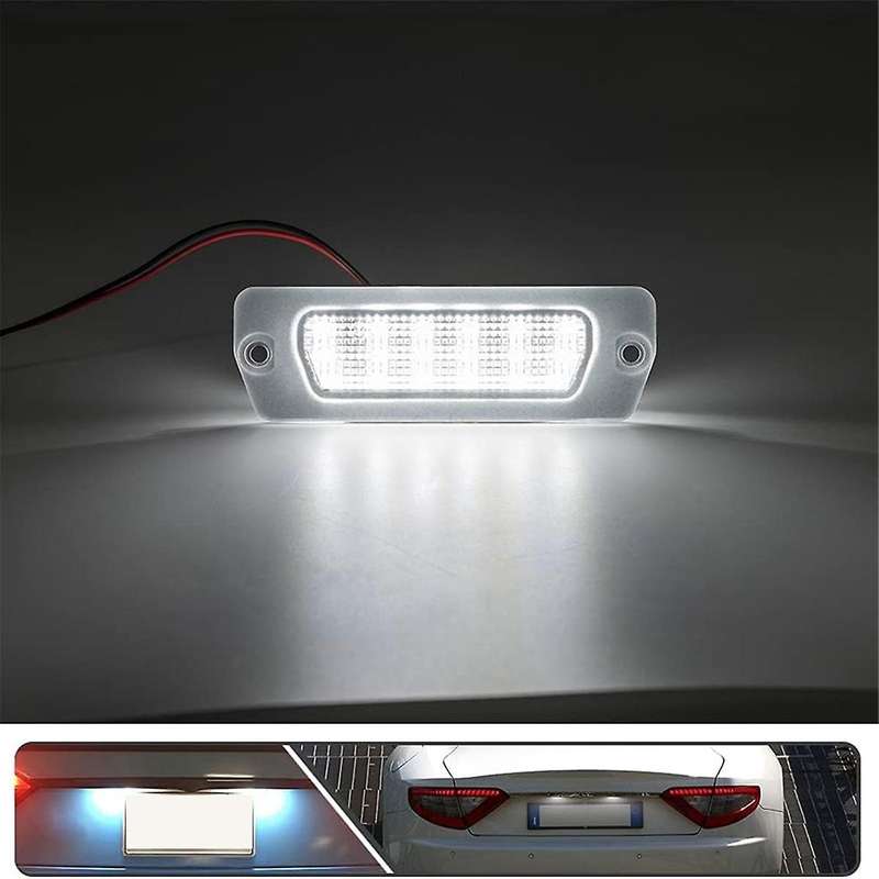 Car LED License Plate Light 198231 for 4200/GT 2001-2007 Granturismo GranCabrio Car Number Plate Lam