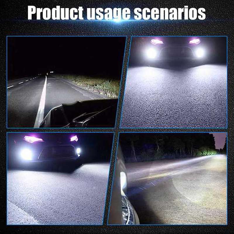 Car LED Lens Headlight 9006 Headlight Bulb Car LED Headlight Projector Fog Lamp Car Fog Lamp White L