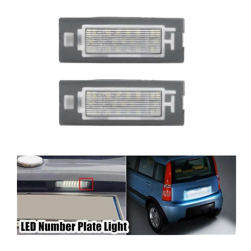 Car LED License Plate Light 71734797 71771501 for Panda Type 169 2003-2012 312/319 2012+ Car Number