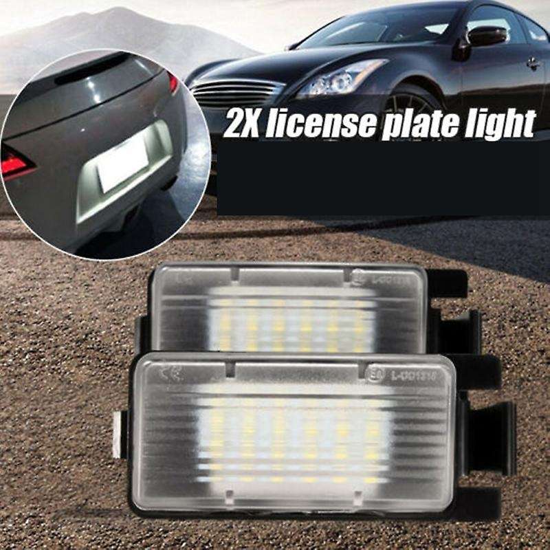 Car LED License Plate Light for 350Z 370Z G35 G37 G25