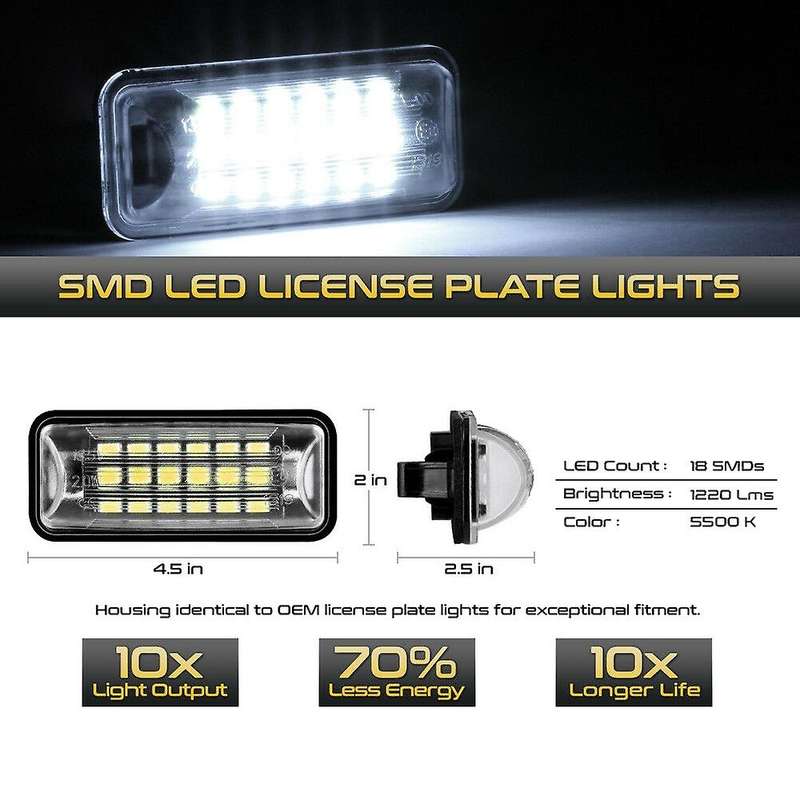 Car LED License Plate Light for Full