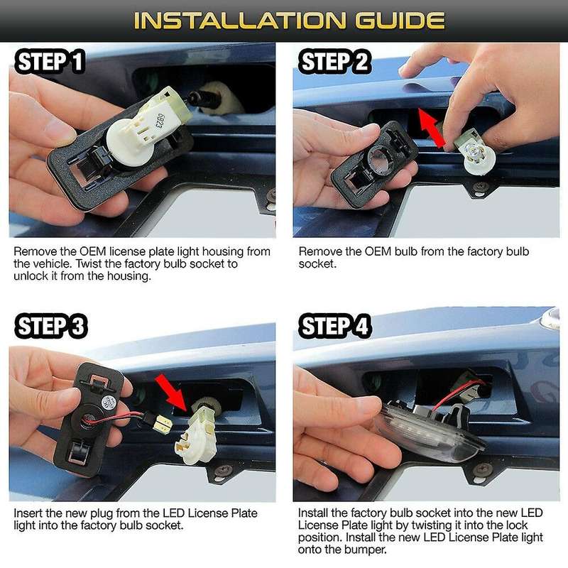 Car LED License Plate Light for Full