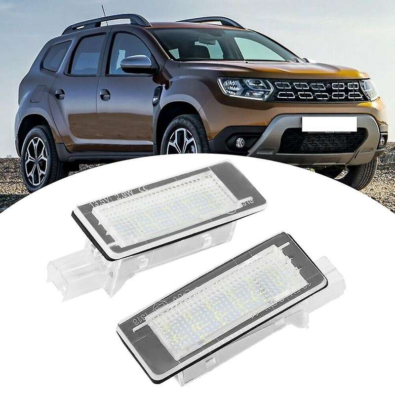 Car LED License Plate Light for Duster 10-15