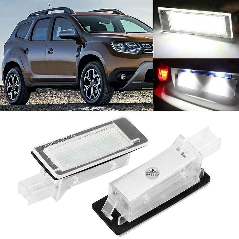 Car LED License Plate Light for Duster 10-15