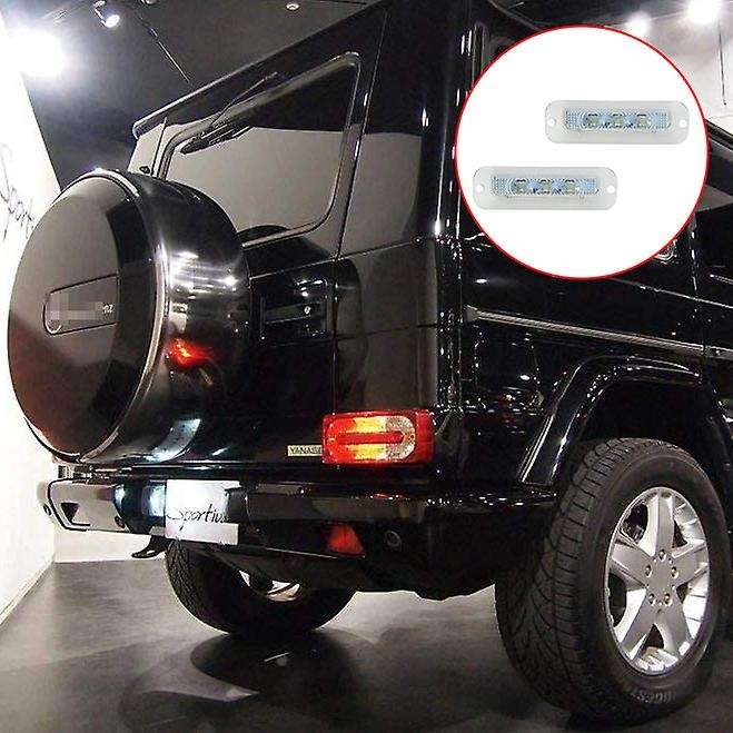 Car LED License Plate Light Lamp for W463 G500 G550 G55