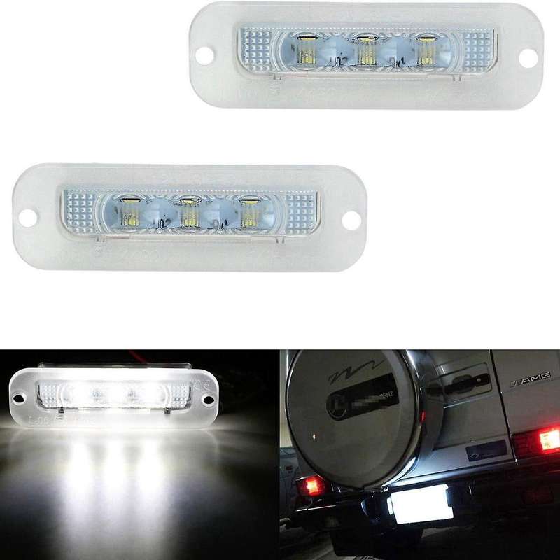 Car LED License Plate Light Lamp for W463 G500 G550 G55