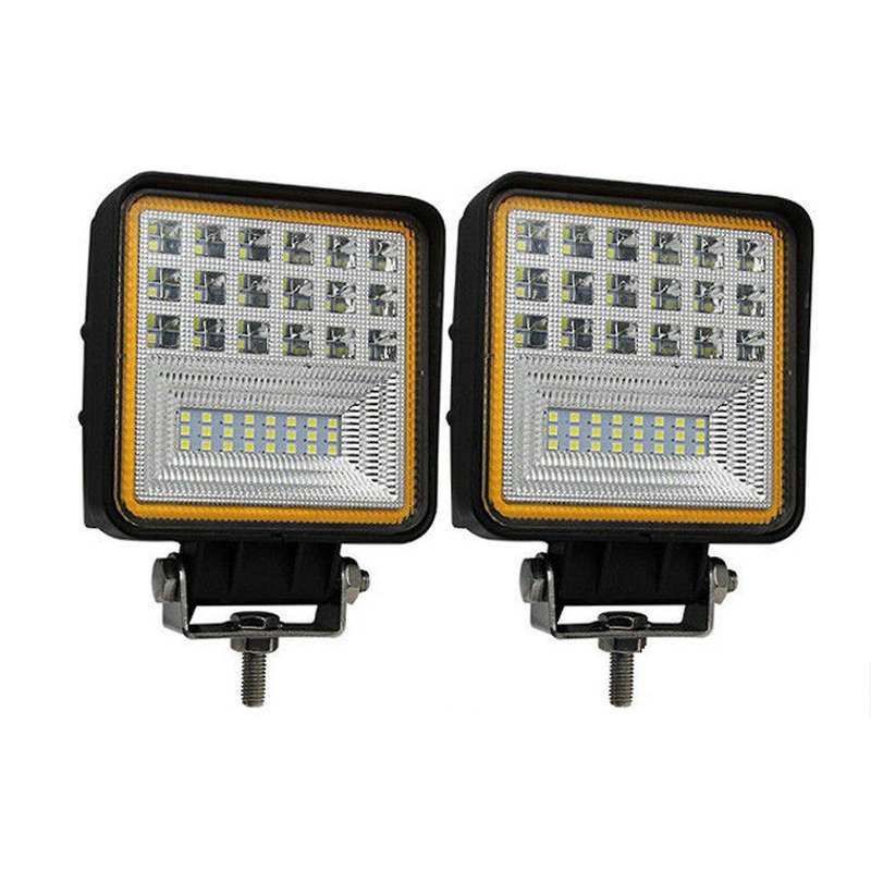 Car LED Light Bar 4 Inch 6000K 126W LED Driving Work Light Lamp Headlight Off Road for Truck SUV ATV