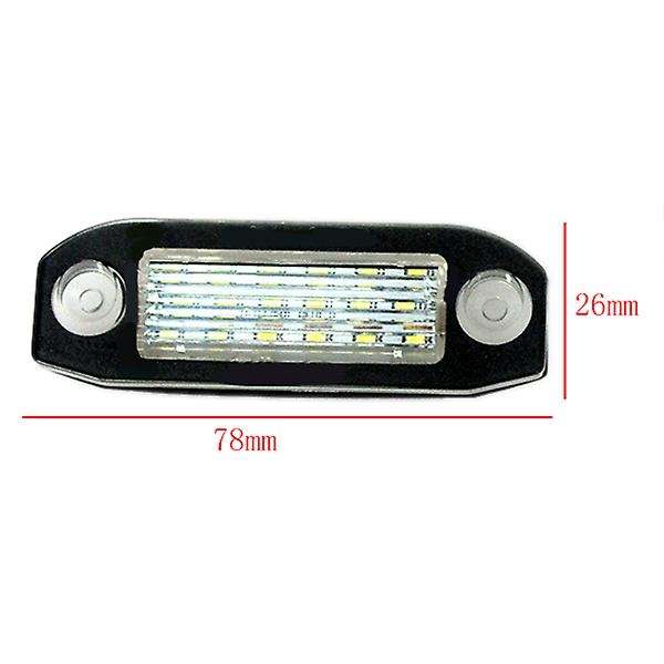 Car LED License Plate Light Lamp for S80 XC90 S40 C70 V50 XC70 V70
