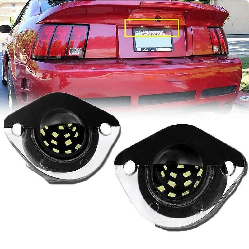 Car LED License Plate Light Powered for 1994-2004