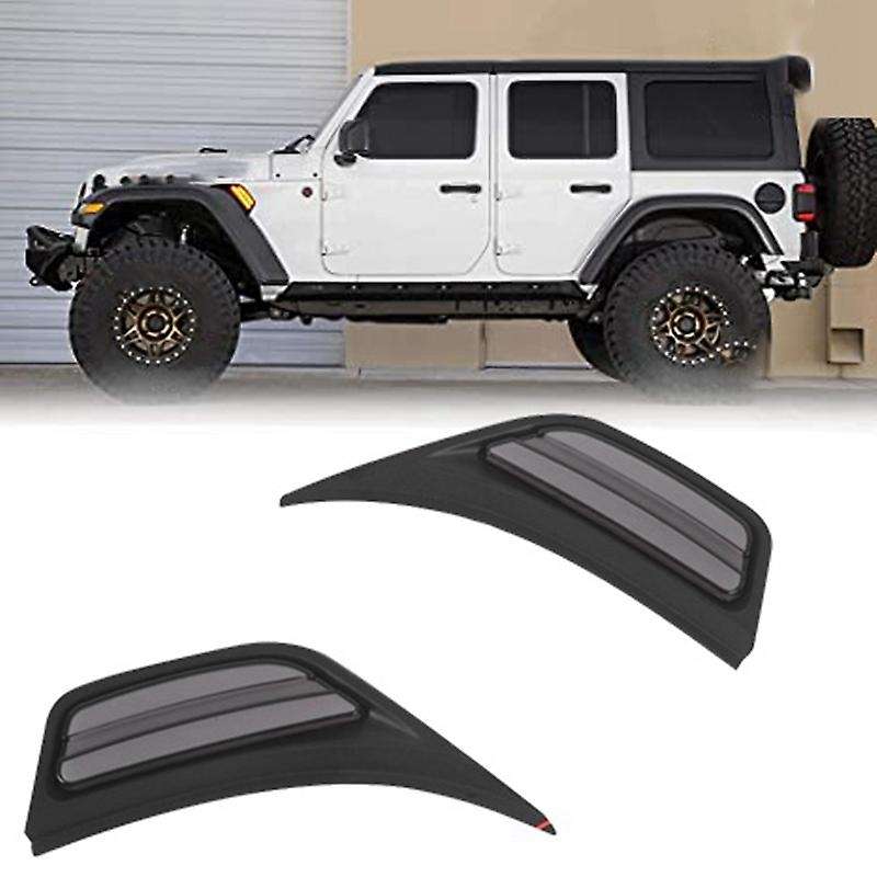 Car LED Marker Streamer Lights Flowing Water Turn Signal Signal Lamp for 2018-2021 Wrangler JL JT
