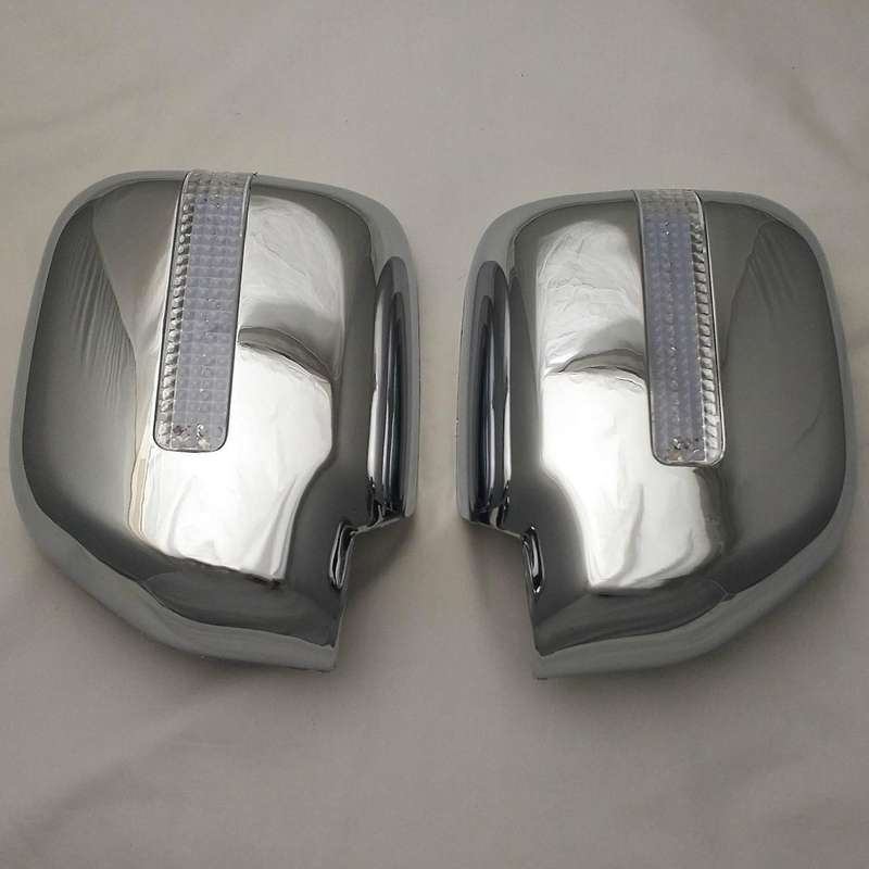 Car LED Mirror Cover Accessories ABS Chrome Side Mirror Cover for Noah 1996-2002