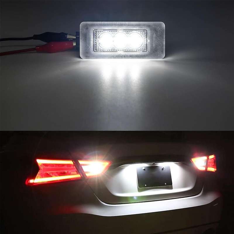 Car LED Number License Plate Lamp White Light 265108990E for C27 2016-2018 Altima Tail Lamps