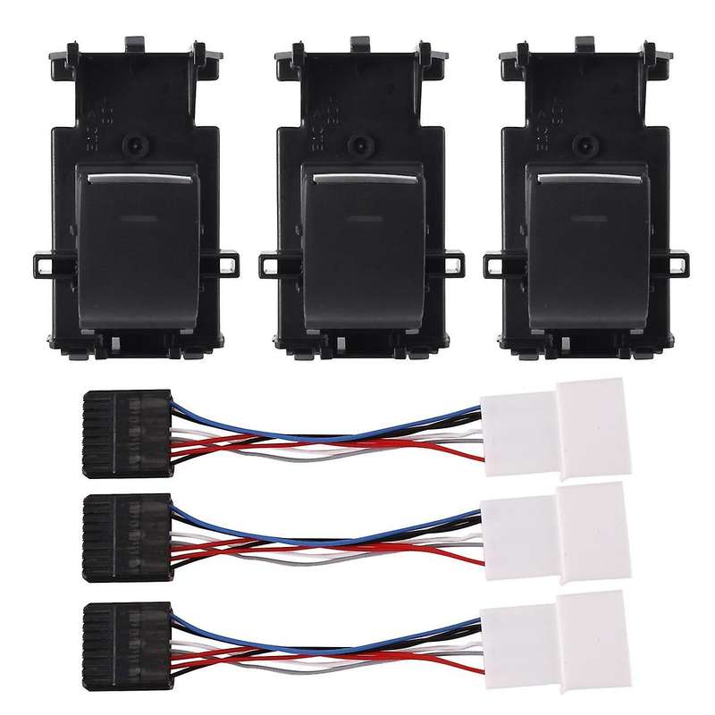 Car LED Power Window Lifter Switch Button for 2018-2020 Left Driving Backlight Upgrade