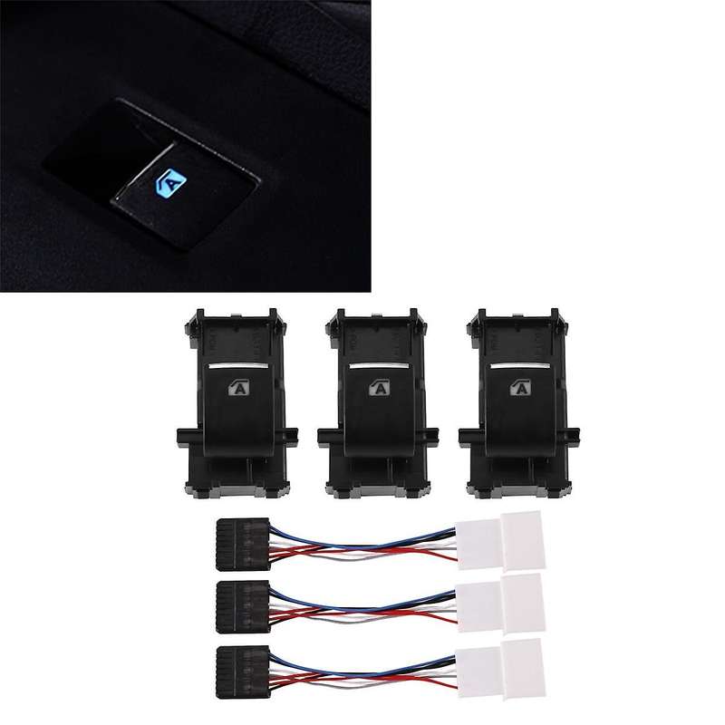 Car Led Power Single Window Switch for 2019-2022 Left Driving Backlight