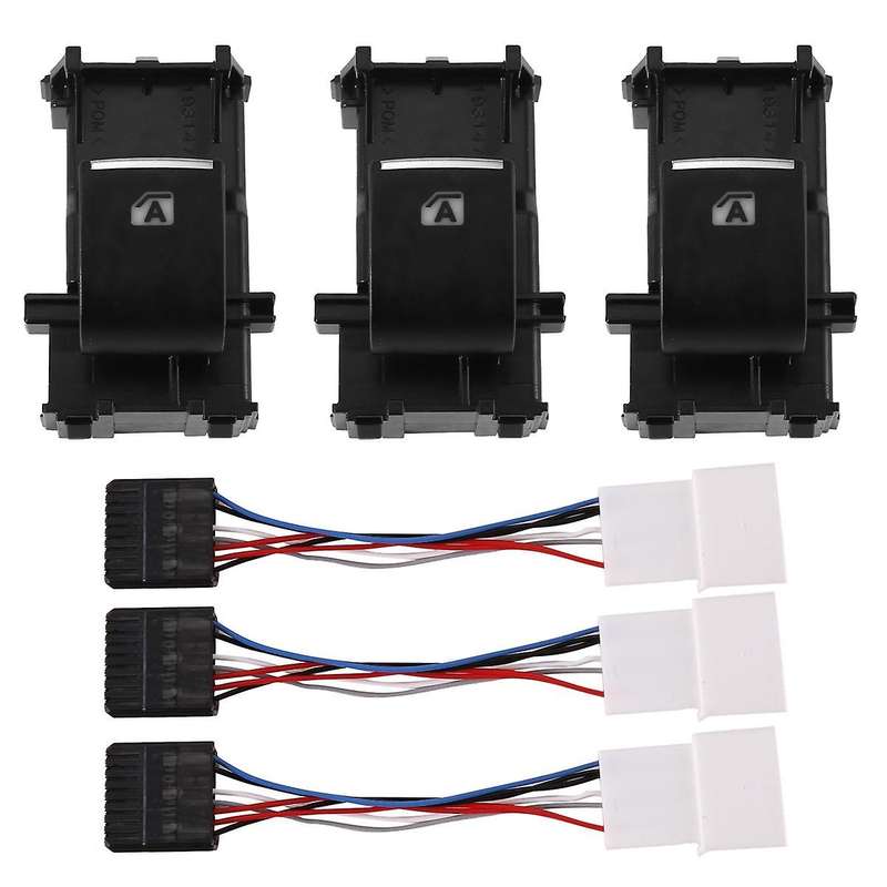 Car Led Power Single Window Switch for 2019-2022 Left Driving Backlight