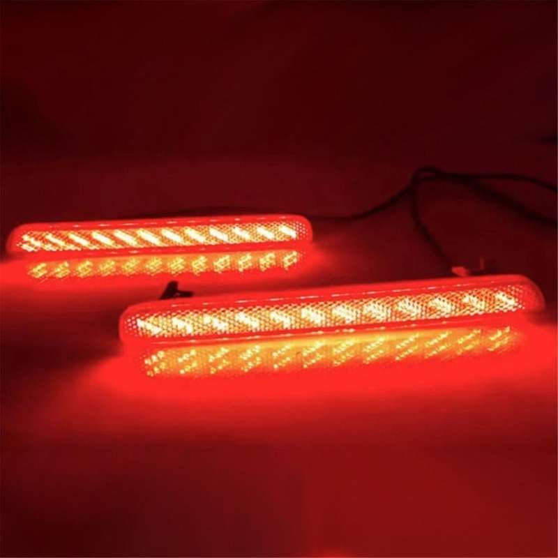 Car LED Rear Bumper Light Fog Lamp Parking Warning Light Reflector Taillights for ZRV 2022-2024