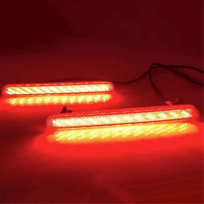 Car LED Rear Bumper Light Fog Lamp Parking Warning Light Reflector Taillights for ZRV 2022-2024