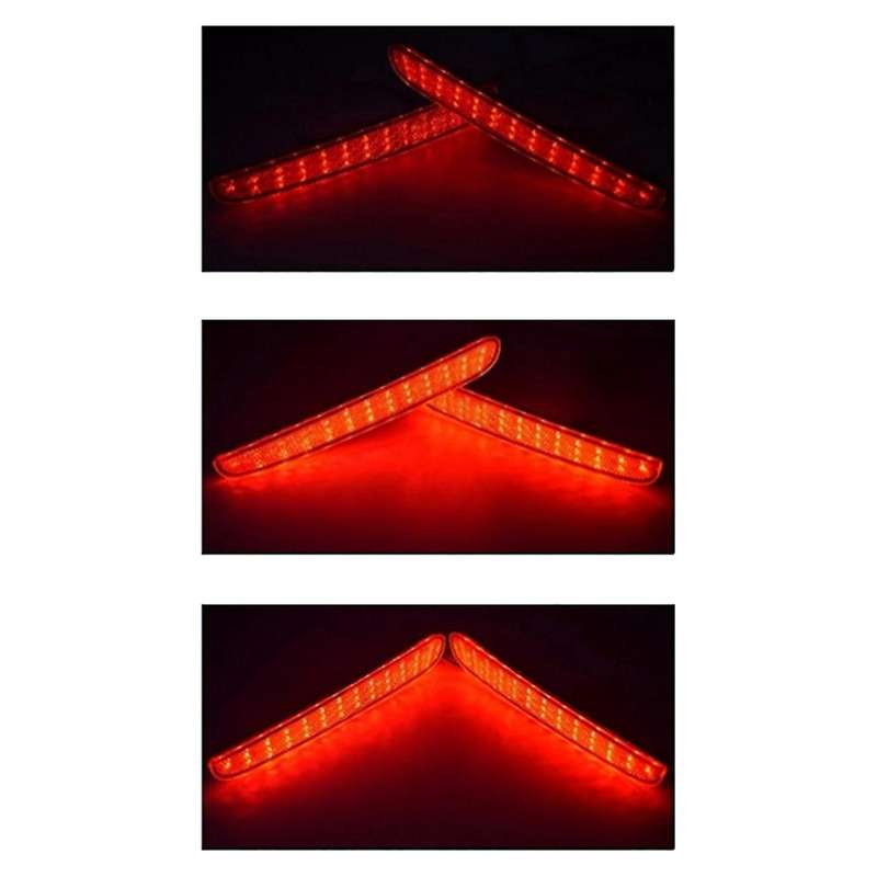 Car LED Rear Bumper Light Rear Fog Lamp Parking Warning Light Reflector Taillights for NBOX 2023-202