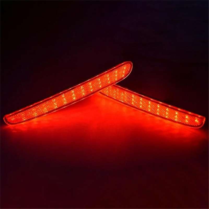 Car LED Rear Bumper Light Rear Fog Lamp Parking Warning Light Reflector Taillights for NBOX 2023-202