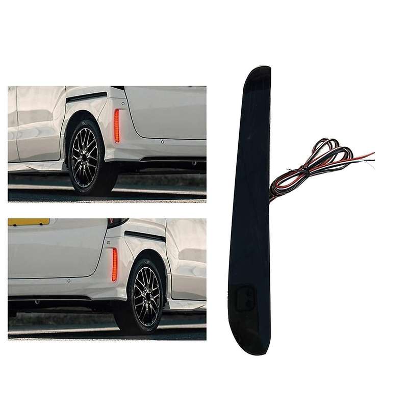 Car LED Rear Bumper Light Rear Fog Lamp Parking Warning Light Reflector Taillights for NBOX 2023-202