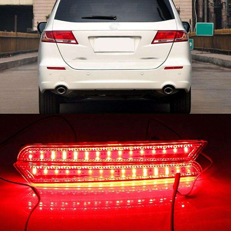 Car LED Rear Bumper Lamp Reflector Brake Lights Tail for Odyssey 2009-2014