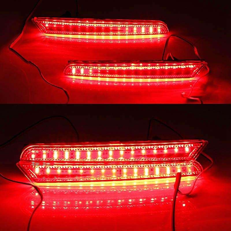 Car LED Rear Bumper Lamp Reflector Brake Lights Tail for Odyssey 2009-2014