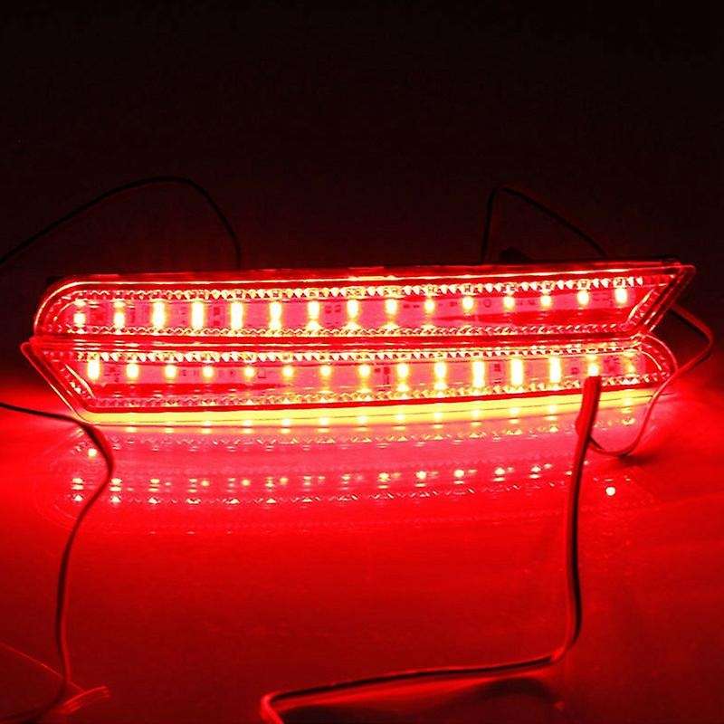 Car LED Rear Bumper Lamp Reflector Brake Lights Tail for Odyssey 2009-2014