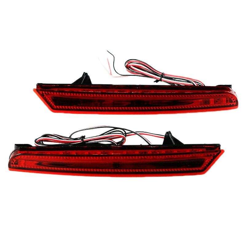 Car LED Rear Bumper Lamp Reflector Brake Lights Tail for Odyssey 2009-2014