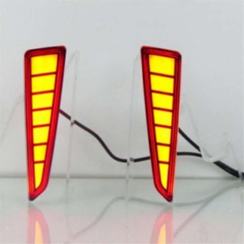 Car LED Rear Bumper Light Fog Lamp Parking Warning Light Reflector Taillights for RX200T RX300 RX450