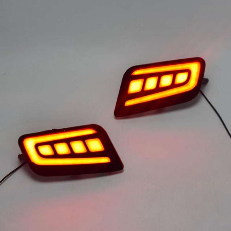 Car LED Rear Bumper Light Auto Brake Light Turning Signal Reflector Rear Fog Lamp 12V for Everest 20