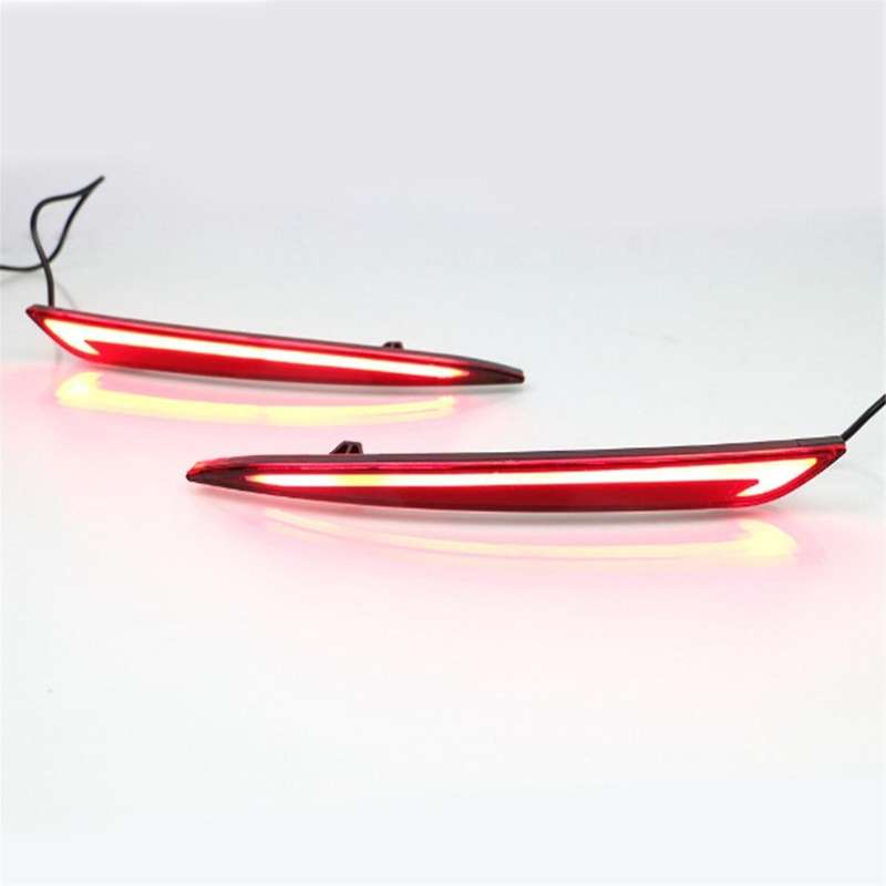 Car LED Rear Bumper Light for Mondeo 5 MK5 2013-2018 Brake Reflective Fog Light Rear Bumper Turn Sig