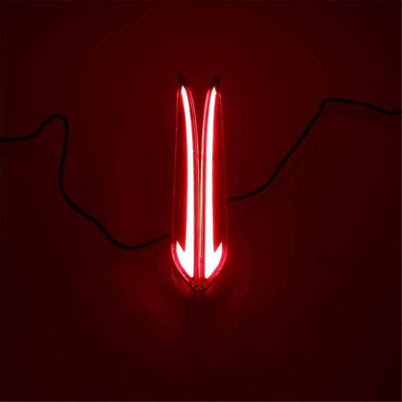 Car LED Rear Bumper Light for Mondeo 5 MK5 2013-2018 Brake Reflective Fog Light Rear Bumper Turn Sig