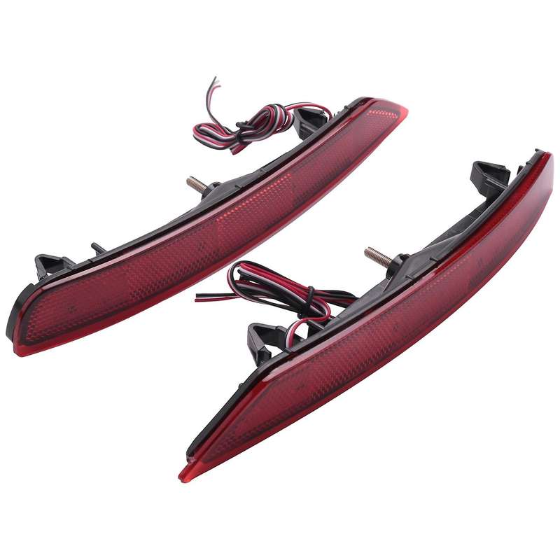 Car Led Rear Bumper Reflector Brake Light Tail Light for 2008-2017