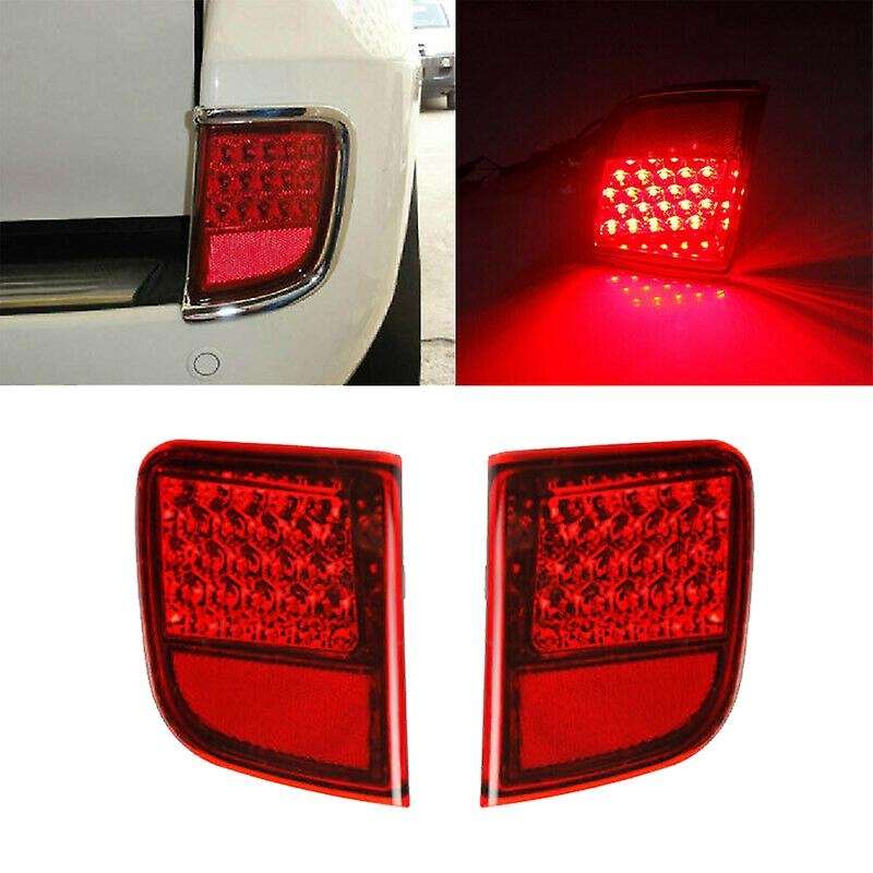 Car LED Rear Bumper Reflector Brake Light Tail Lamp Fog Light for Land Cruiser LC200 2008-2015