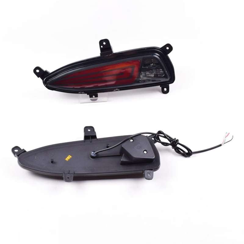 Car LED Rear Bumper Light Reflector Fog Brake Lamp Turn Singal Indicator Light for I20 2018-2020