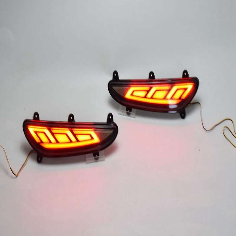 Car Led Rear Bumper Light Turn Signal Fog Lamp Brake Driving Light Reverse for I20 2016-2017