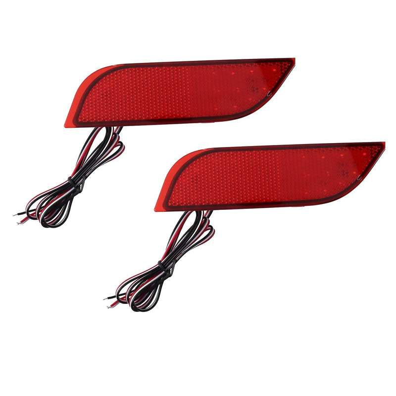 Car LED Rear Bumper Reflector Light Auto Driving Brake Fog Trim Tail Lamp for
