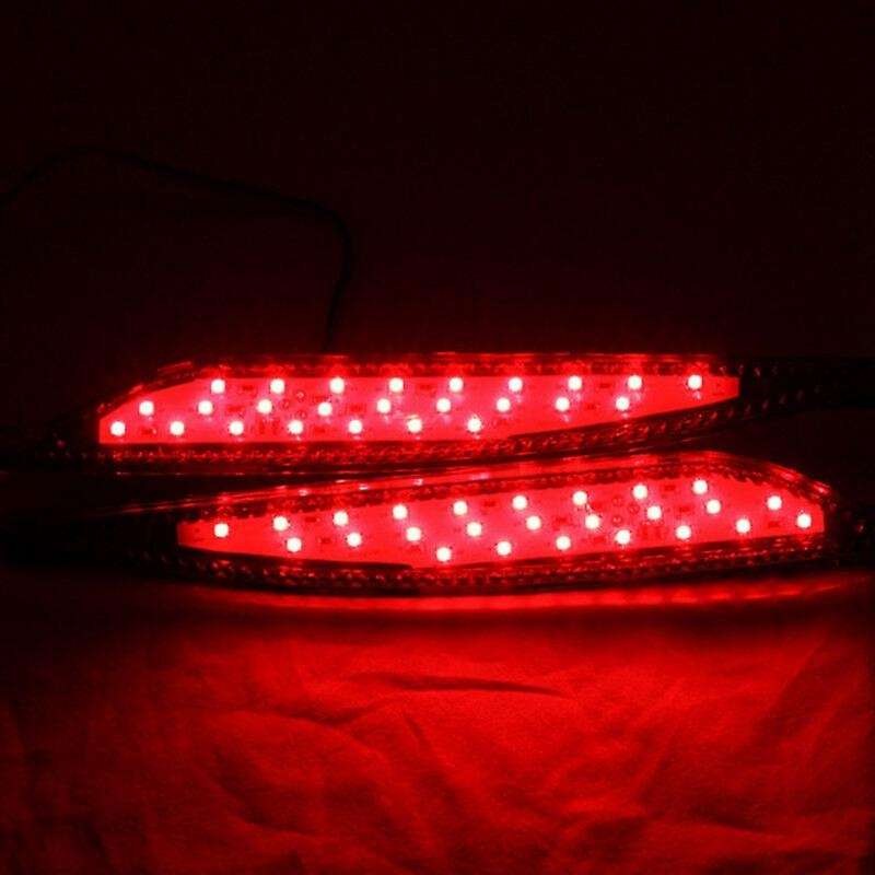 Car LED Rear Bumper Reflector Lamp Brake Light for 2011-2014