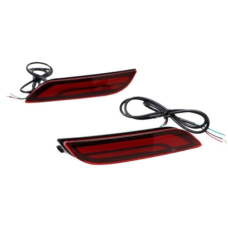 Car LED Rear Bumper Reflector Fog Brake Light for 2018