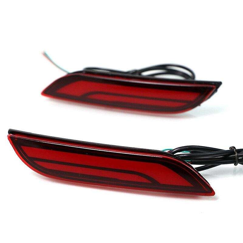 Car LED Rear Bumper Reflector Fog Brake Light for 2018